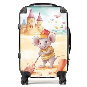 Mouse On A Beach Holiday Suitcase - Cabin