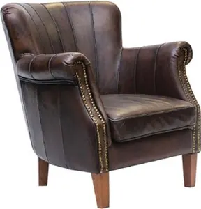 Lancaster Leather Chair Brown