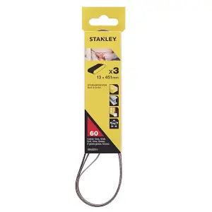 Stanley PowerFile Sanding Belts 60g 451mm x 13mm X33316 KA290 KA900 STA33311-XJ