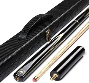 AONETIGER 3/4 Jointed Snooker Billiard Pool Cue Handmade Ash Shaft 3 Piece Tips 9.7mm With Extension Accessories Hard Case/Bag To Choose