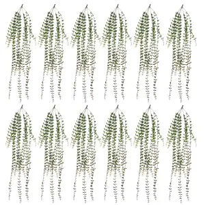 Pack of 12 x 120cm Artificial Hanging Extra Long String of Pearls