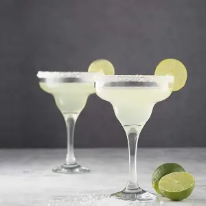 Set of 6 Entertain Highly Transparent Margarita Glasses 29.5cl