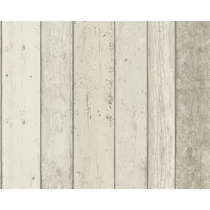 New England Natural Wood Effect Wallpaper AS Creation 8951-10