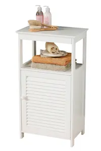 Maison by Premier White Wood Floor Cabinet