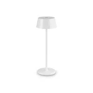 Ideal Lux Pure Integrated LED Table Lamp White 230Lm 3000K IP54