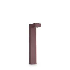 Luminosa Sirio 2 Light Outdoor Bollard Light Coffee IP44