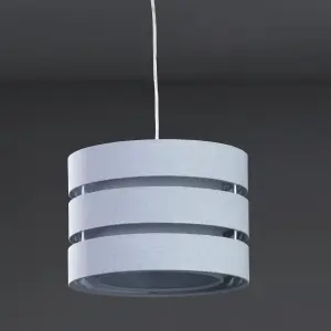 Trio Light Grey Pendant Light shade (D)35cm