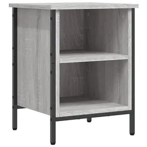 Berkfield Shoe Cabinet Grey Sonoma 38x35x50 cm Engineered Wood