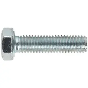 50 Pack of M5 x 20mm Grade 8.8 Zinc Fully Threaded Setscrews - DIN 933 Quality