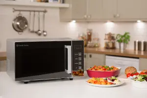 Russell Hobbs RHEM2301S Easi 23 Litre Silver Flatbed Digital Microwave