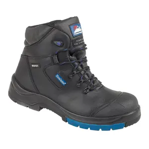 Himalayan S3 Waterproof Black Safety Boots with Composite Toe and Midsole