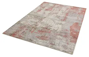 Red Handmade Luxurious Modern Abstract Rug Easy to clean Living Room and Bedroom-240cm X 340cm