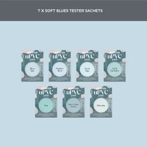 Rust-Oleum Light Blue Matt uPVC Paint Tester Samples - 10ml