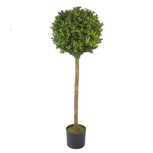 120cm (4ft) Artificial Boxwood Buxus Ball Topiary Tree