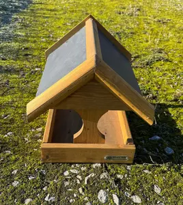 Simply Wood Shaftsbury Bird Table Slate Roof with FREE Bird Seed