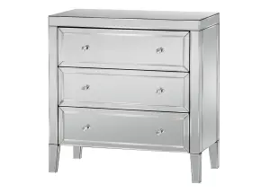 Birlea Valencia 3 Drawer Chest Mirrored