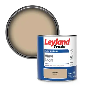 Leyland Trade Vinyl Matt Walls & Ceilings Emulsion Paint Sea Hut (PPG14-18) 1L