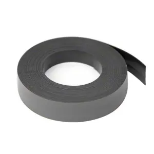 MagFlex Lite Flexible Matt Black Magnetic Gridding Tape for Whiteboards, Noticeboards or Filing Cabinets - 19mm Wide - 5m Length