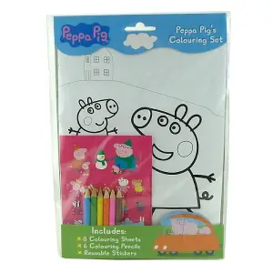 pa Pig Sticker Activity Book Set Multicoloured (One Size)