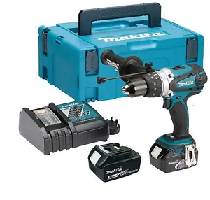 Makita DHP458RFE LXT 18v Combi Hammer Drill - 2 Batts - Replaces BHP458