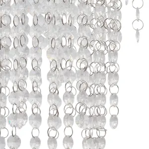 First Choice Lighting Cleared Jewelled Waterfall Light Shade