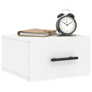 Berkfield Wall-mounted Bedside Cabinets 2 pcs White 35x35x20 cm