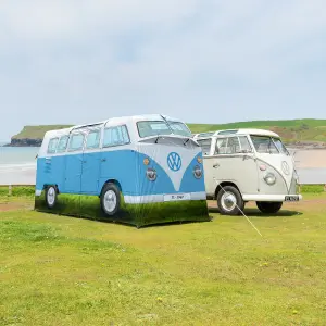 Volkswagen Blue Camper van Quick pitch 4-man Tent