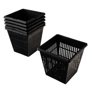 Pisces Pond Square Planting Basket 11 x 11 x 11cm - 6 Pack