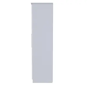 Ripon 2 Door Wardrobe in White Ash (Ready Assembled)