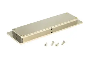 From The Anvil Polished Nickel 175mm Plain Rectangular Pull