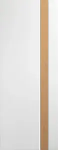 Internal White / Oak Pre-Finished Praiano Door  - 1981 x 686 x 35mm (27")