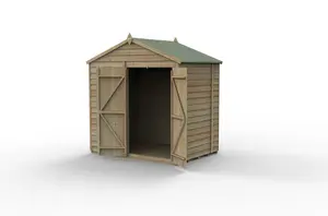 4LIFE Apex Shed 7x5 - Double Door - No Window