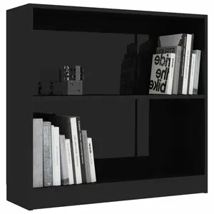 Attwood Bookcase Sonoma Oak/White / 80cm H x 75cm W x 24cm D