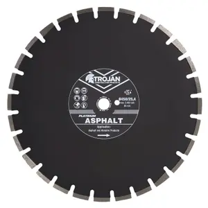 Trojan Platinum Asphalt Diamond Blade 450mm/16" x 25.4