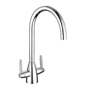 Aquarius TrueCook Series 15 Chrome Two Handle Kitchen Mixer Tap AQTK015