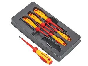 Knipex 00 20 12 V05 VDE Screwdriver Set, 6 Piece KPX002012V05