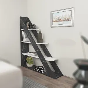 Decorotika Pisagor Corner Bookcase Shelving Unit