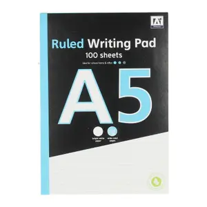 Anker Ruled A5 Notepad White/Blue/Black (One Size)