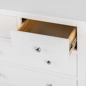 Brooklyn White 2 Over 4 Chest of Drawers