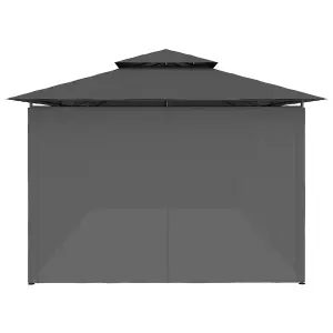 Berkfield Gazebo with Curtains 600x298x270 cm Anthracite