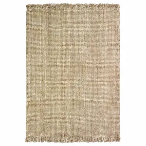 Melrose Lagos Gold Comfortable Low Pile Anti Slip Area Rug 120/170cm