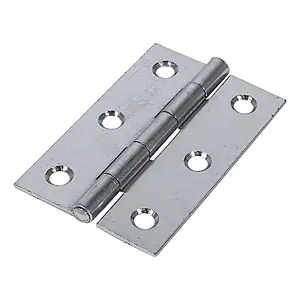 Timco - Butt Hinge - Fixed Pin (1838) - Zinc (Size 75 x 50 - 2 Pieces)