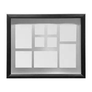 Maison by Premier Black 9 Multi Photo Frame