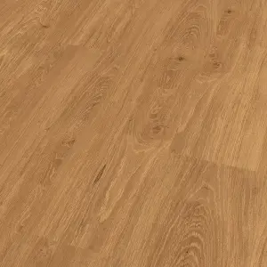 GoodHome Mambo Visby Rustic Blond Natural Wood effect Synchronic Click vinyl Plank Sample