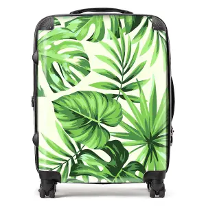 Exotic Palm Leaves Suitcase - Large