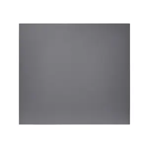 GoodHome Stevia Gloss anthracite Slab Appliance Cabinet door (W)600mm (H)543mm (T)18mm