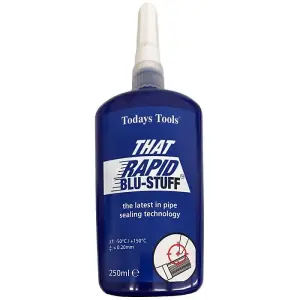 That Rapid Blue Pipe Liquid PTFE Thread Bonding 250ML Bottle Anaerobic Sealant