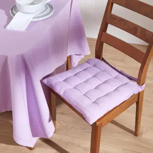 Homescapes Mauve Cotton Round Tablecloth 178 cm