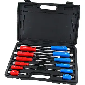 Screwdriver Set 12 Piece Heavy Duty Garage Tools (Neilsen CT0315)