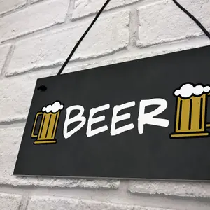 Sign Hanging Home Bar Man Cave Pub Garage Sign Gift Bar Decor